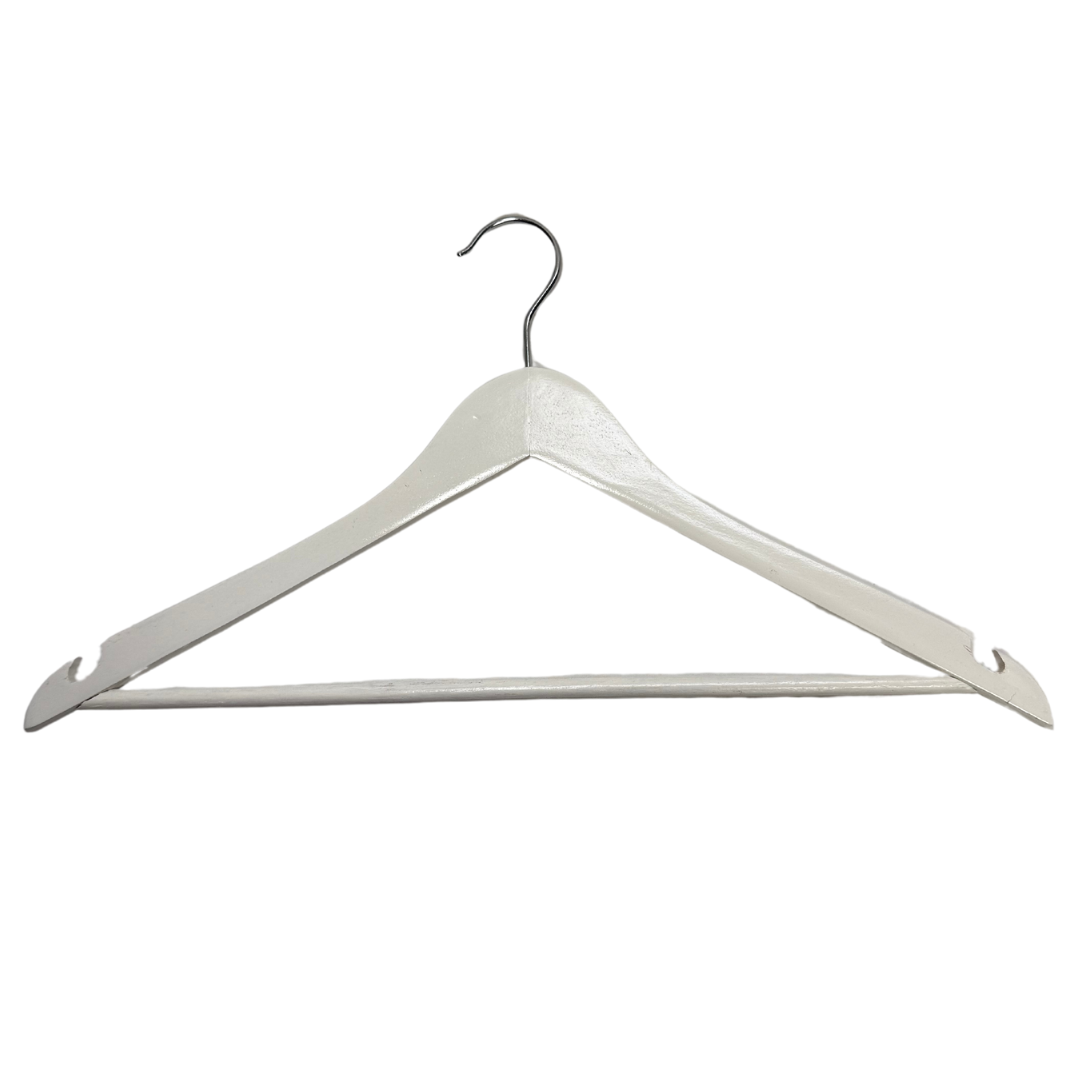 17" Wood Bridal Hanger in Walnut or White (Case of 100)