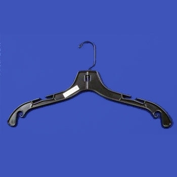 17" Jumbo Weight Dress/Shirt Hanger Black (Case of 100)