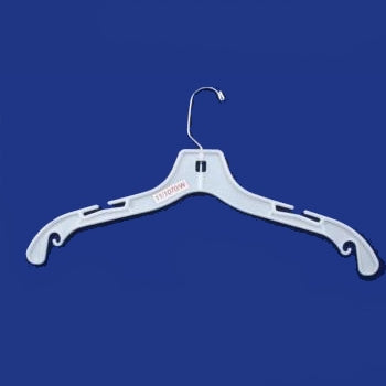 17" Jumbo Weight Dress/Shirt Hanger White (Case of 100)