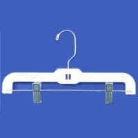 12" Clear Pant/Skirt Hanger (Case of 100)