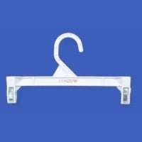 9.5" White Skirt and Pant Hanger (Case of 100)