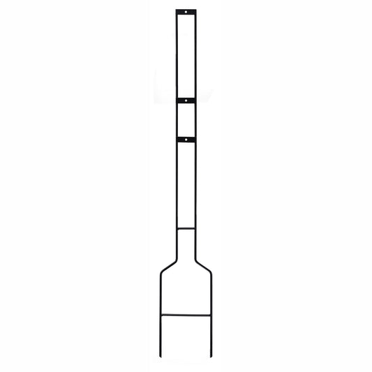 8mm White Step Post For Outdoor Brochure Boxes And Signs (Case of 12)