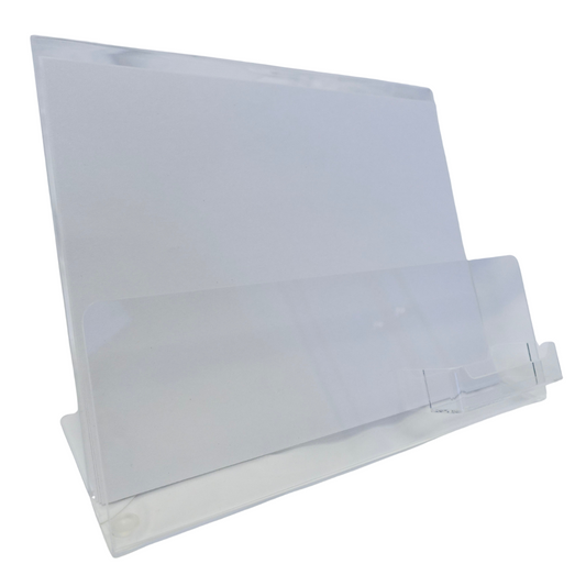 Indoor Horizontal Brochure Holder with 1 Business Card Holder (Case of 12)