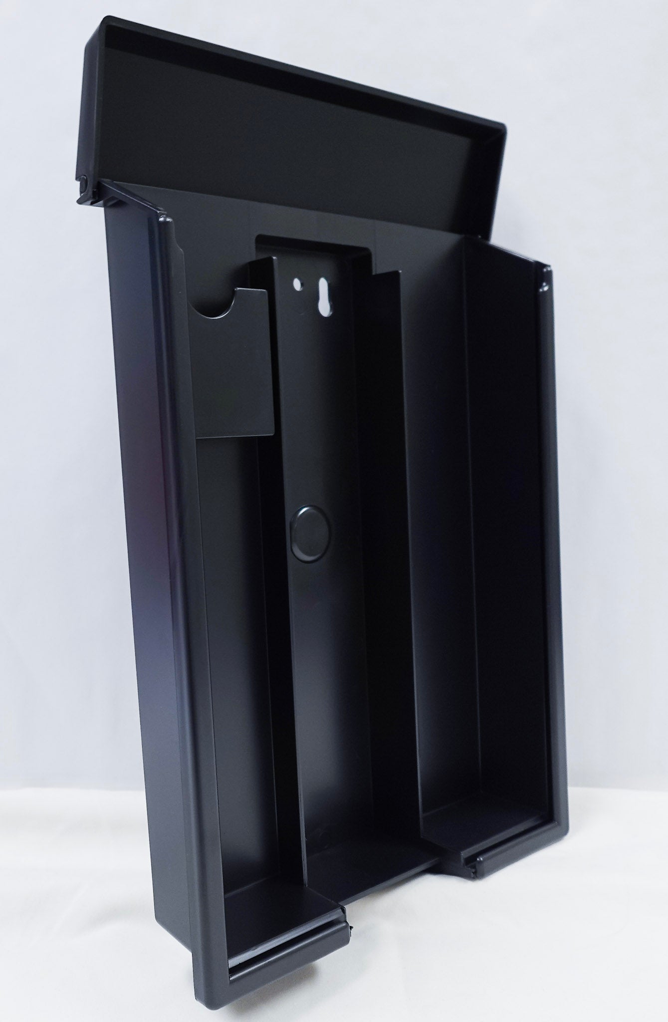 Black Outdoor Brochure Box - No Front (Case of 12)