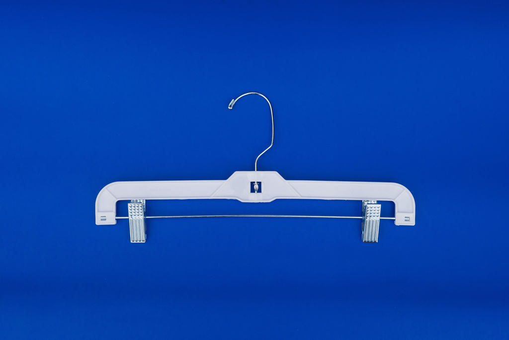 12" Childs Pant/Skirt Hanger White (Case of 100)