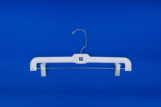 12" Childs Pant/Skirt Hanger White (Case of 100)