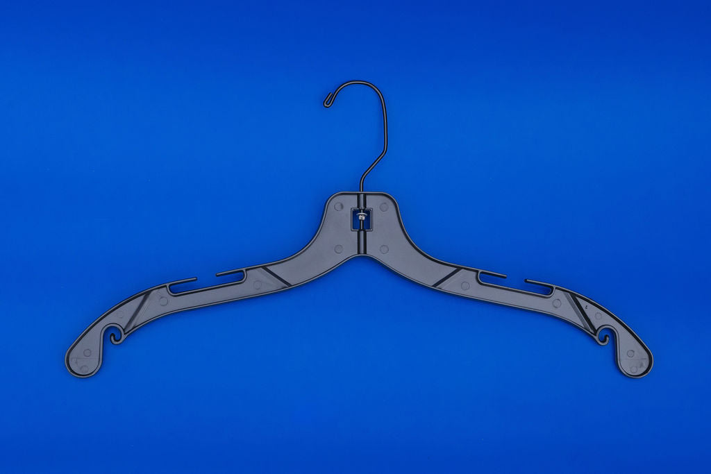 17" Jumbo Weight Dress/Shirt Hanger Black (Case of 100)