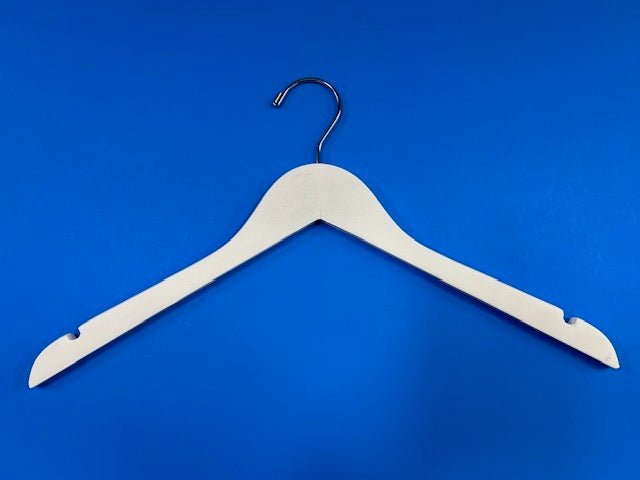 Wood Flat Coat Hangers (Case of 100)