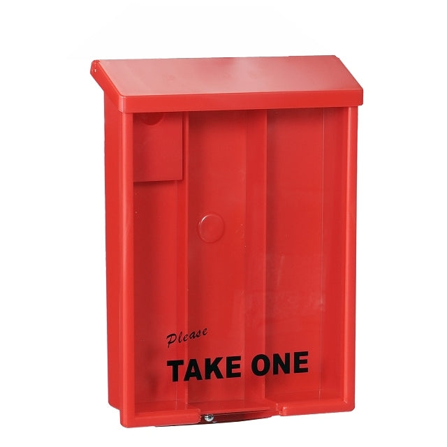 Red Outdoor Brochure Box (Case of 12)