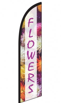 Floral Feather Flags