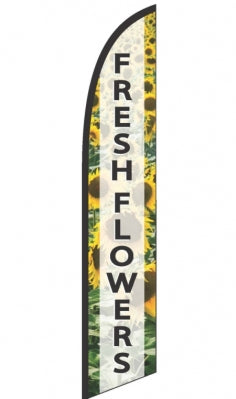 Floral Feather Flags